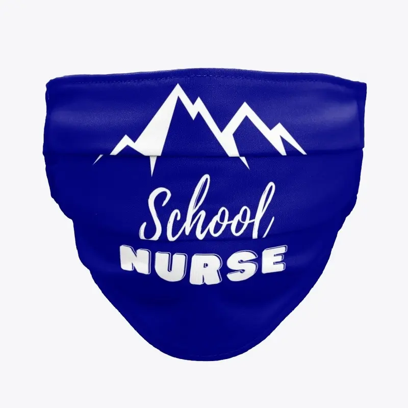 School Nurse Mountains Face Mask