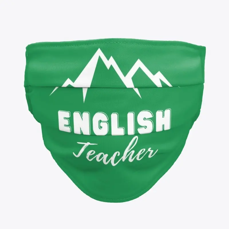 English Teacher Mountain Face Mask